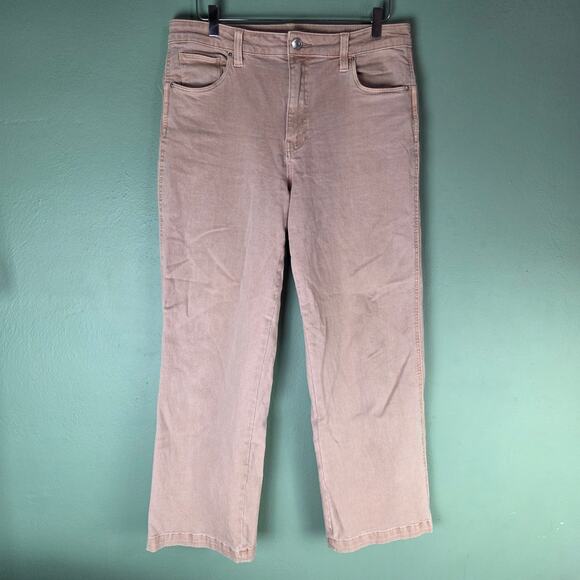 Kut From The Kloth Womens Pattie High Rise Straight Leg Jeans Size 10 Blush - Picture 1 of 6
